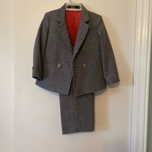 Vintage Toddlers Gray Blazer and Pant Set